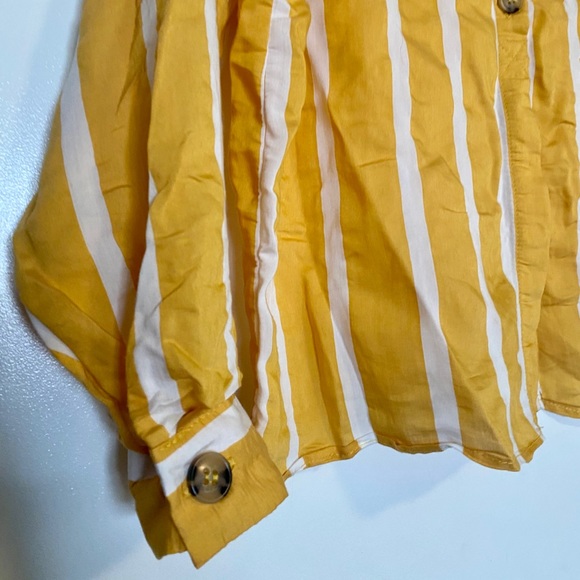 SOLD Top Shop Yellow Blouse Size 4 - Picture 5 of 8